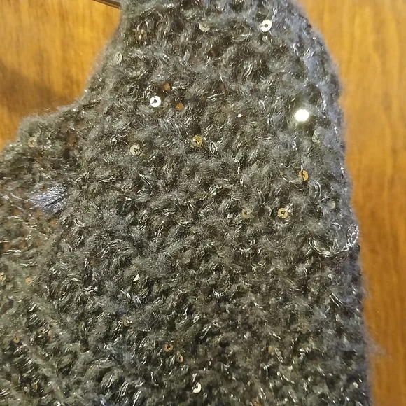 JENNIFER LOPEZ grey sequin sweater - Picture 4 of 7